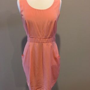 Peach dress